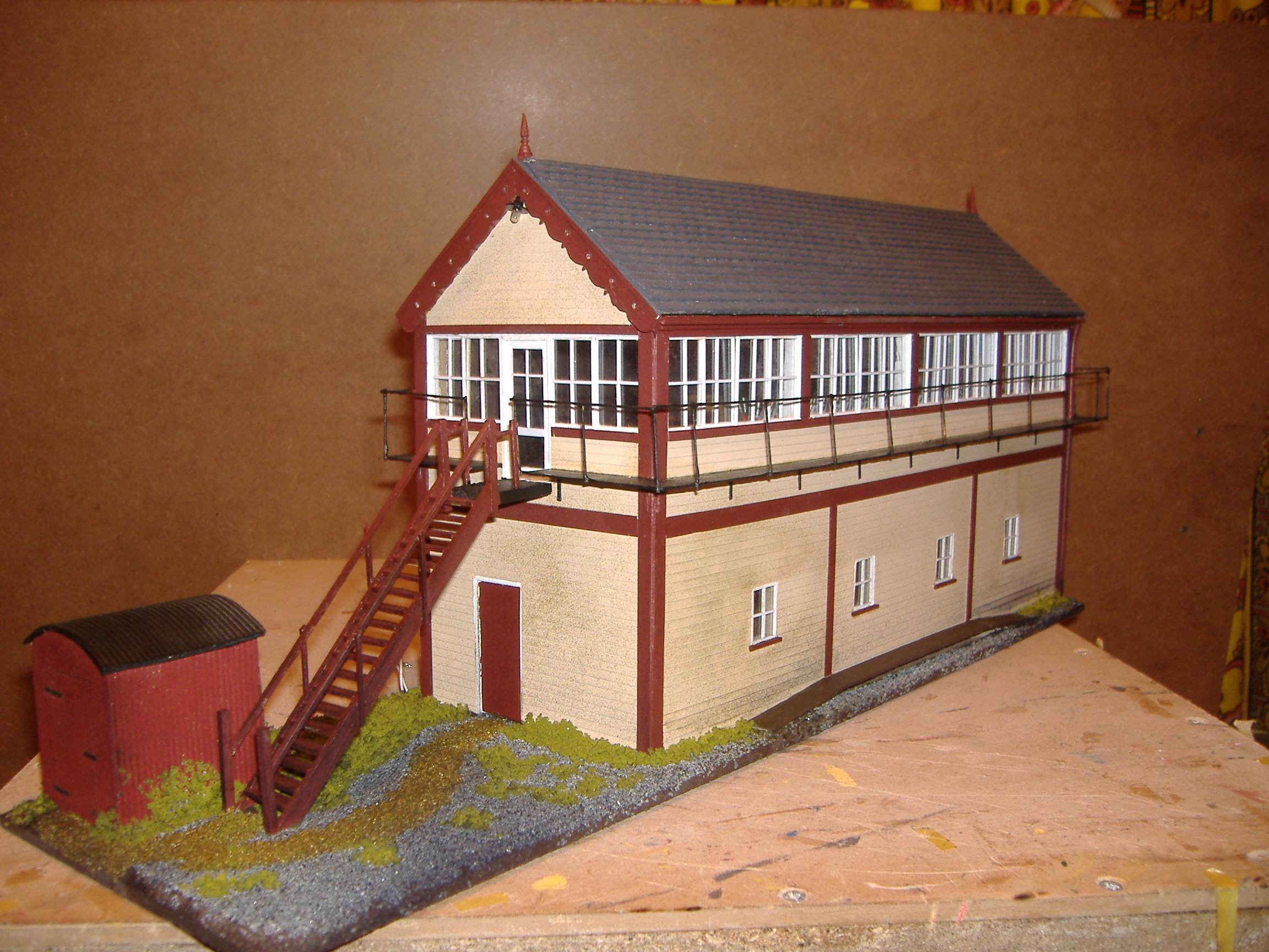 o scale model train buildings