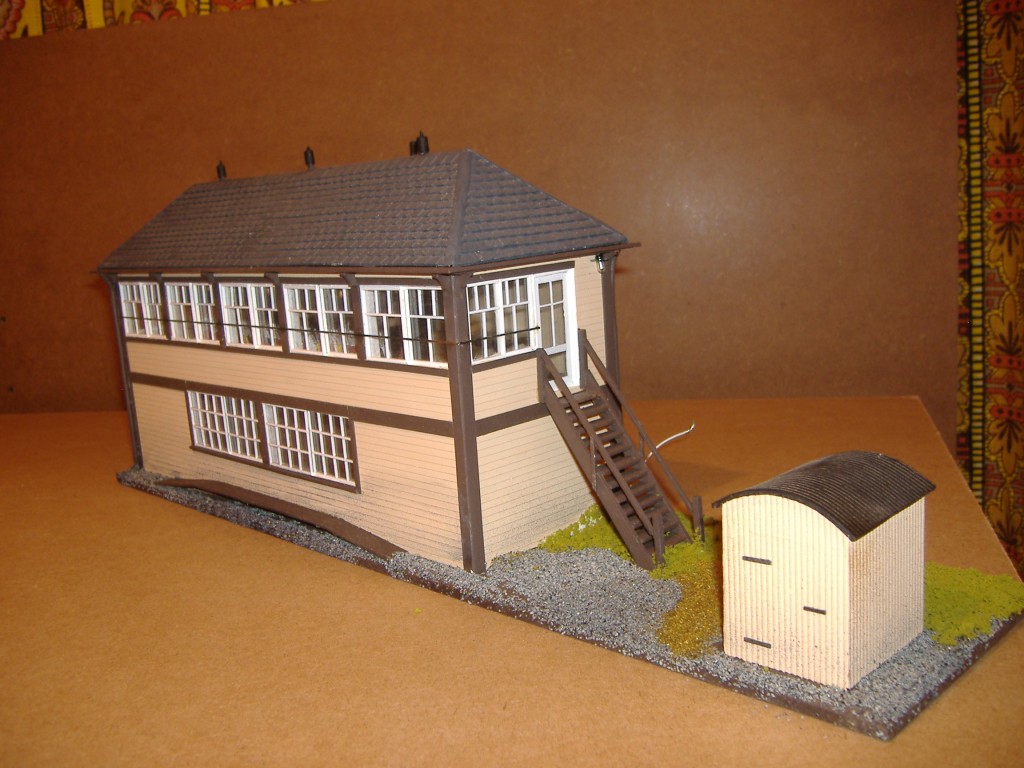 ashton signal box | G R Penzer O Gauge Model Railway Buildings